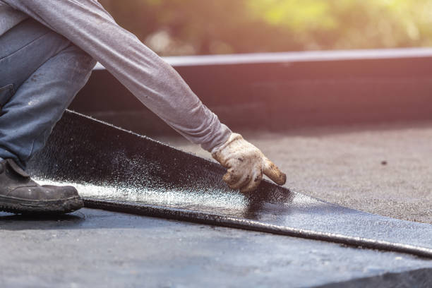 Professional Waterproofing technician working in Tippecanoe, IN